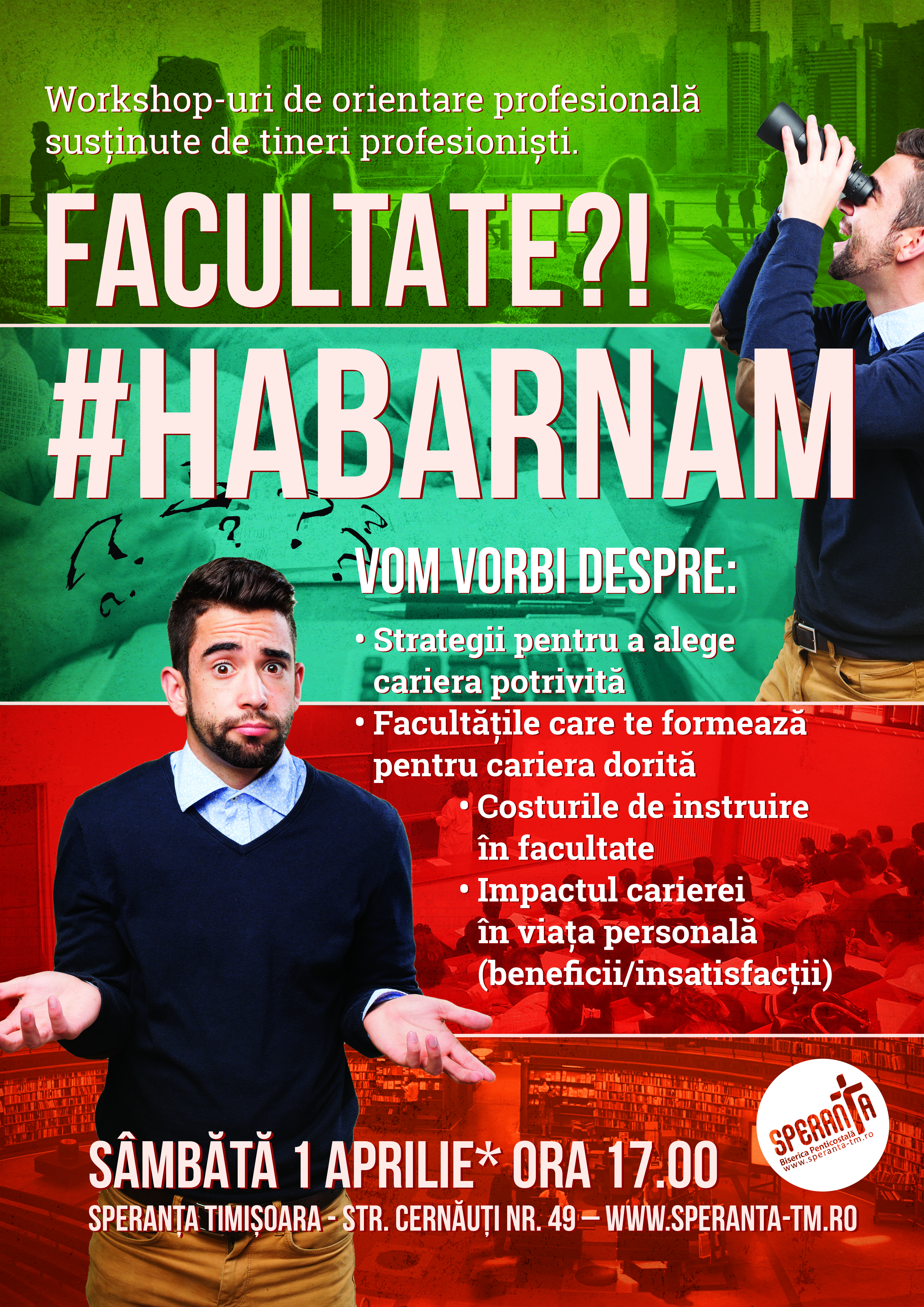 #HABARNAM - workshop-uri de orientare profesională pentru liceeni