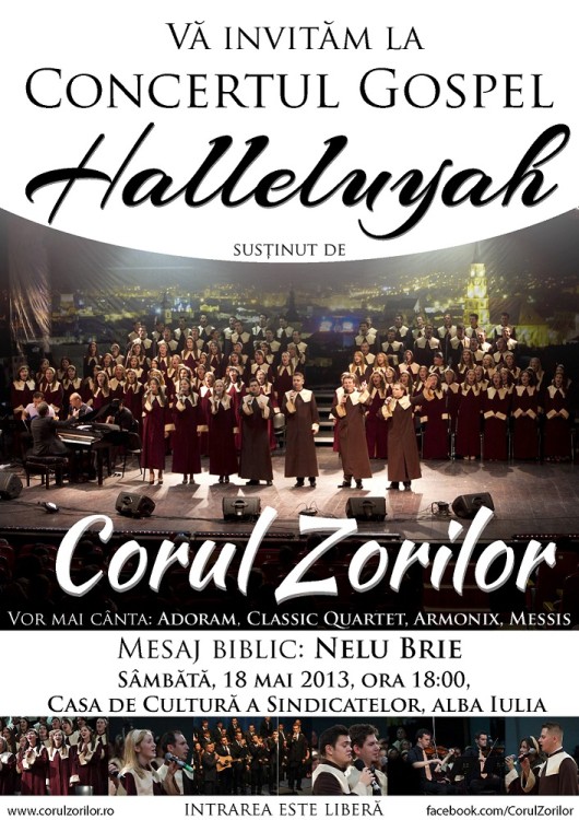 Concert Corul Zorilor la Alba Iulia