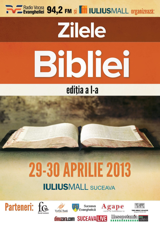 Zilele Bibliei la Iulius Mall Suceava