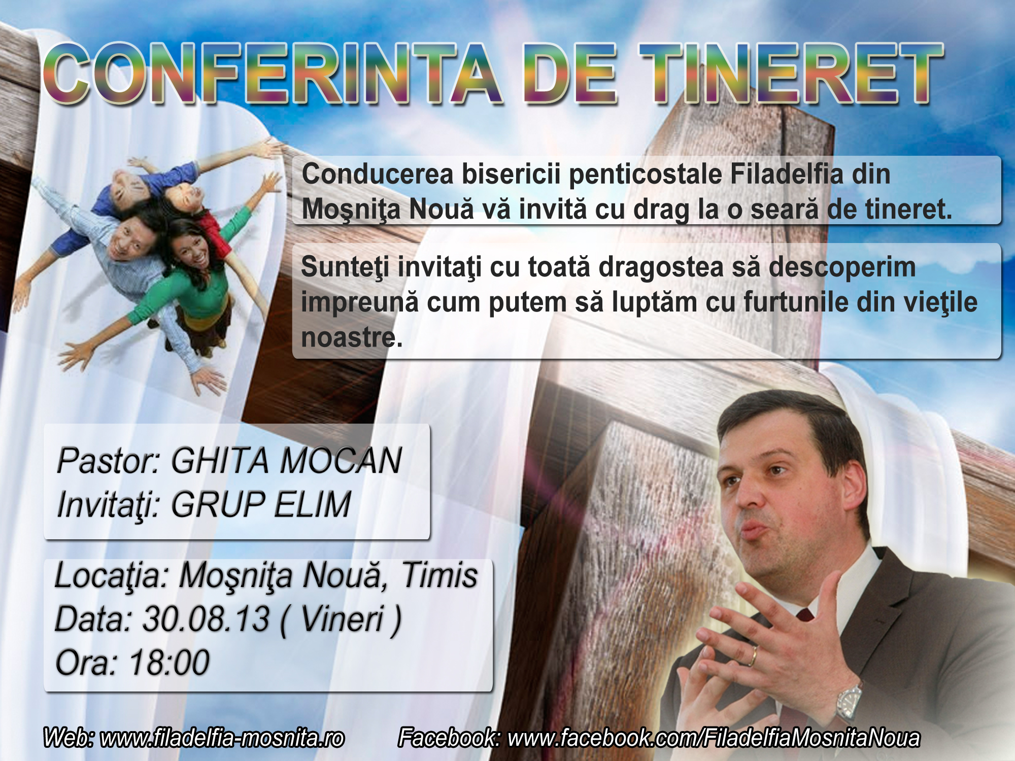 Conferință de tineret la Mosnita Noua, Timis - 30.08.13