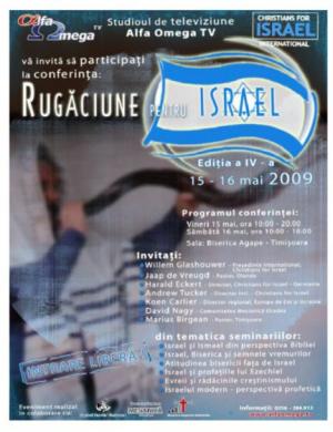 Conferinta Rugaciune pentru Israel, 15-16 Mai