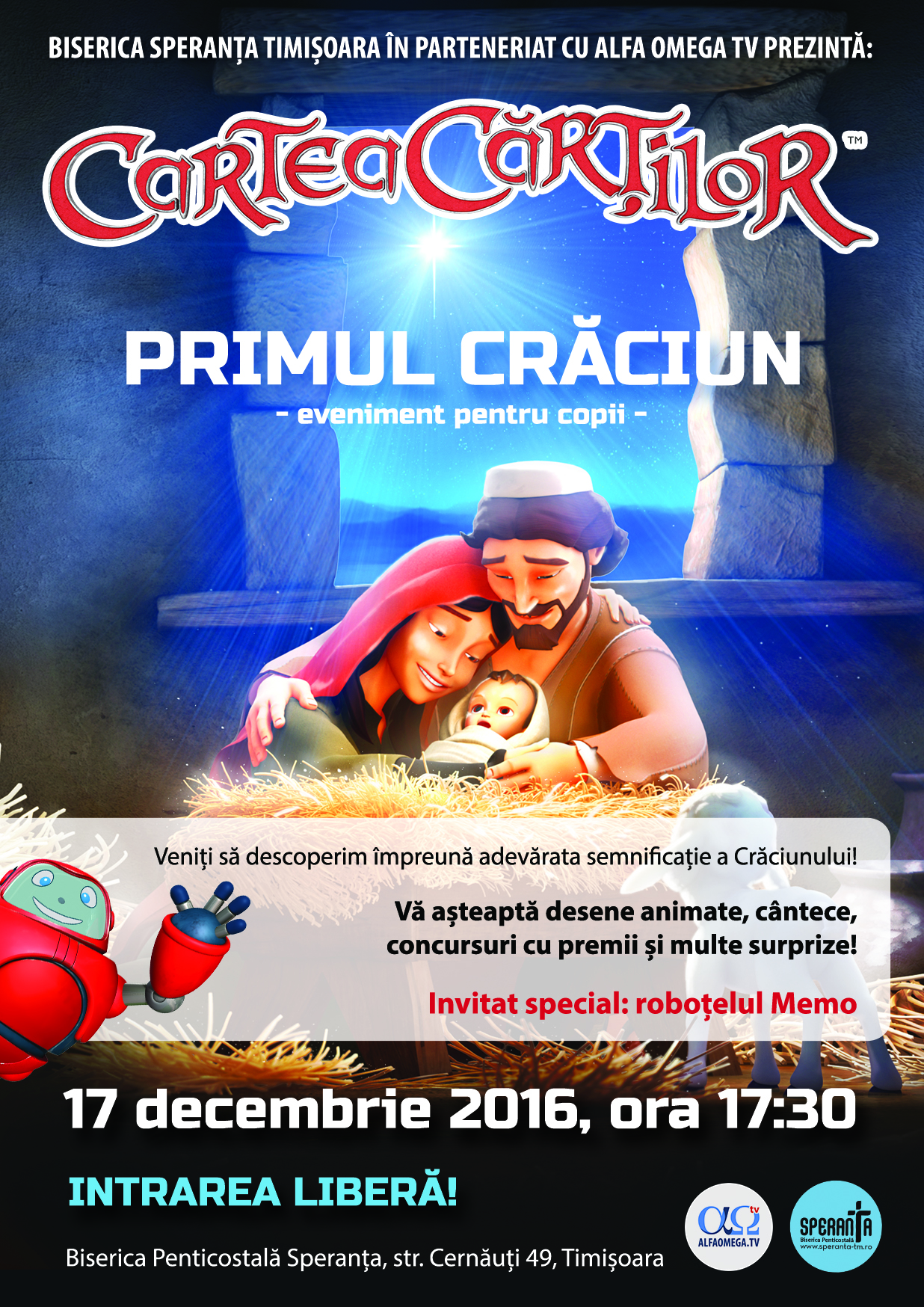 Primul Crăciun - eveniment pentru copii - Timișoara