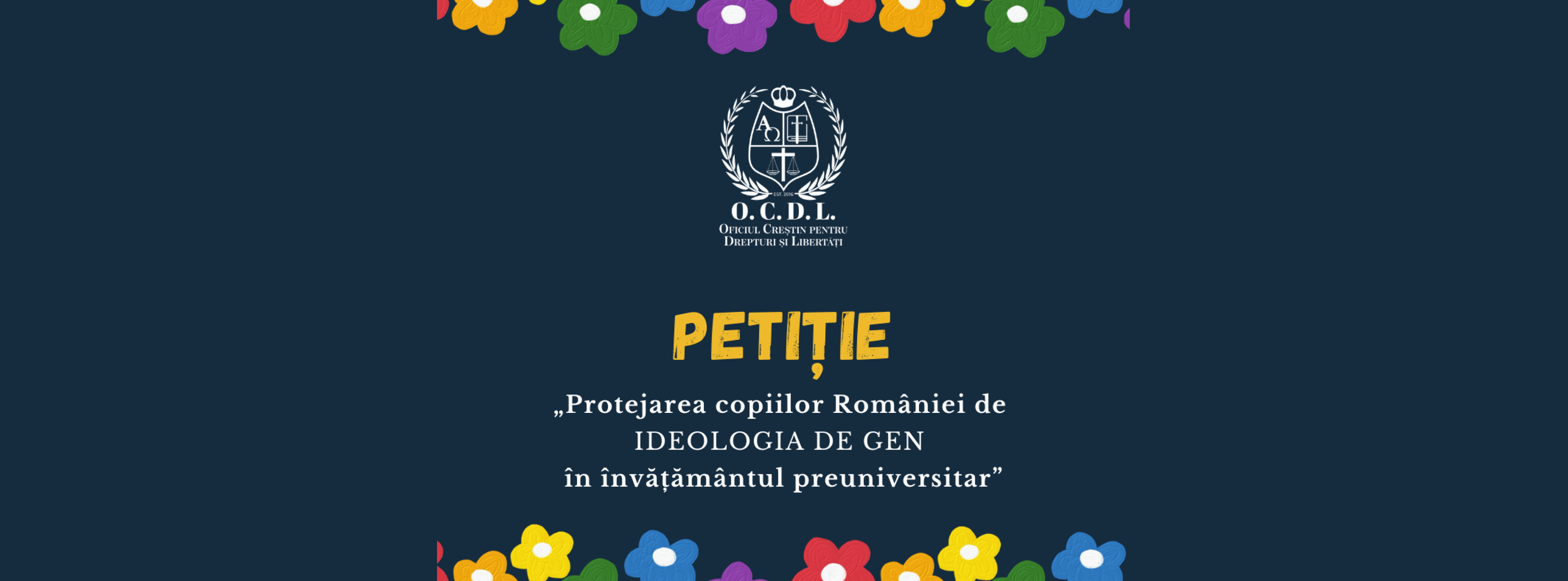 Petiție: Protejarea elevilor României de ideologia de gen în învățământul preuniversitar