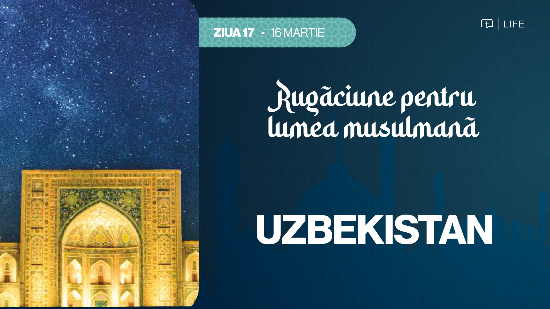 30 de zile de rugăciune pentru lumea musulmană (ziua 17) - Uzbekistan