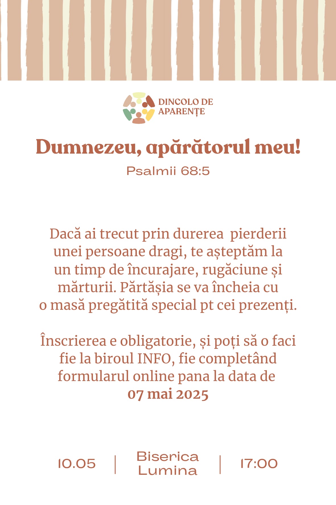 Dincolo de aparențe (Biserica Lumina, Oradea - 10 Mai 2025)