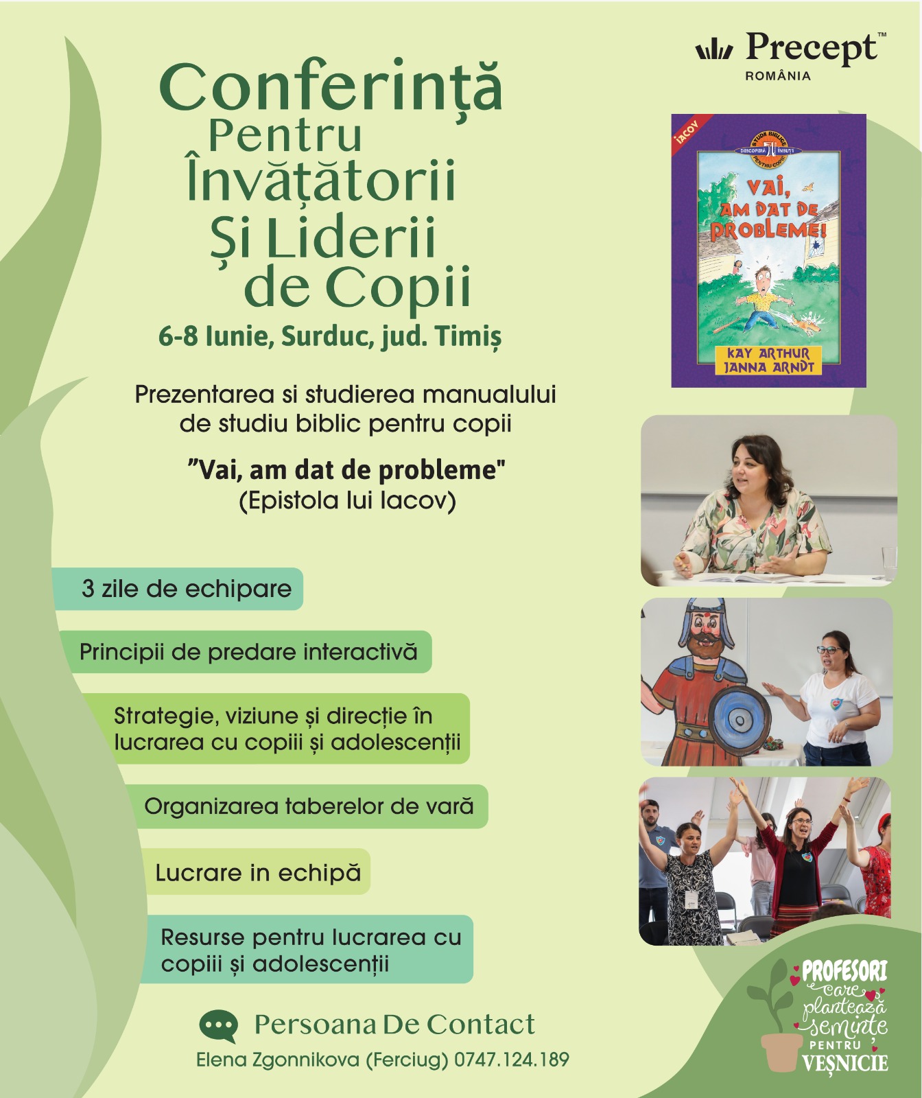 Conferința Precept pentru învățători și lideri de copii