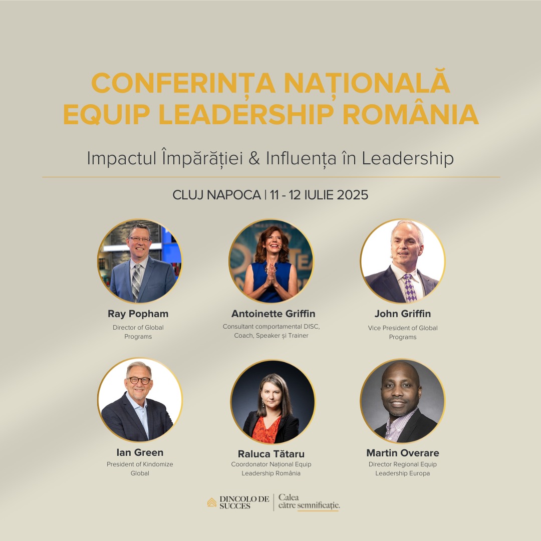 Conferința Națională Equip Leadership România - ediția a 3-a (11 - 12 iulie 2025  |  Cluj Napoca)