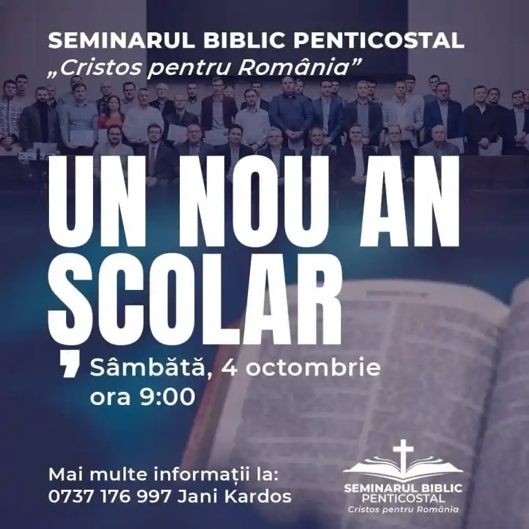 Cursurile Seminarului Biblic Penticostal „Cristos pentru România” - Timișoara