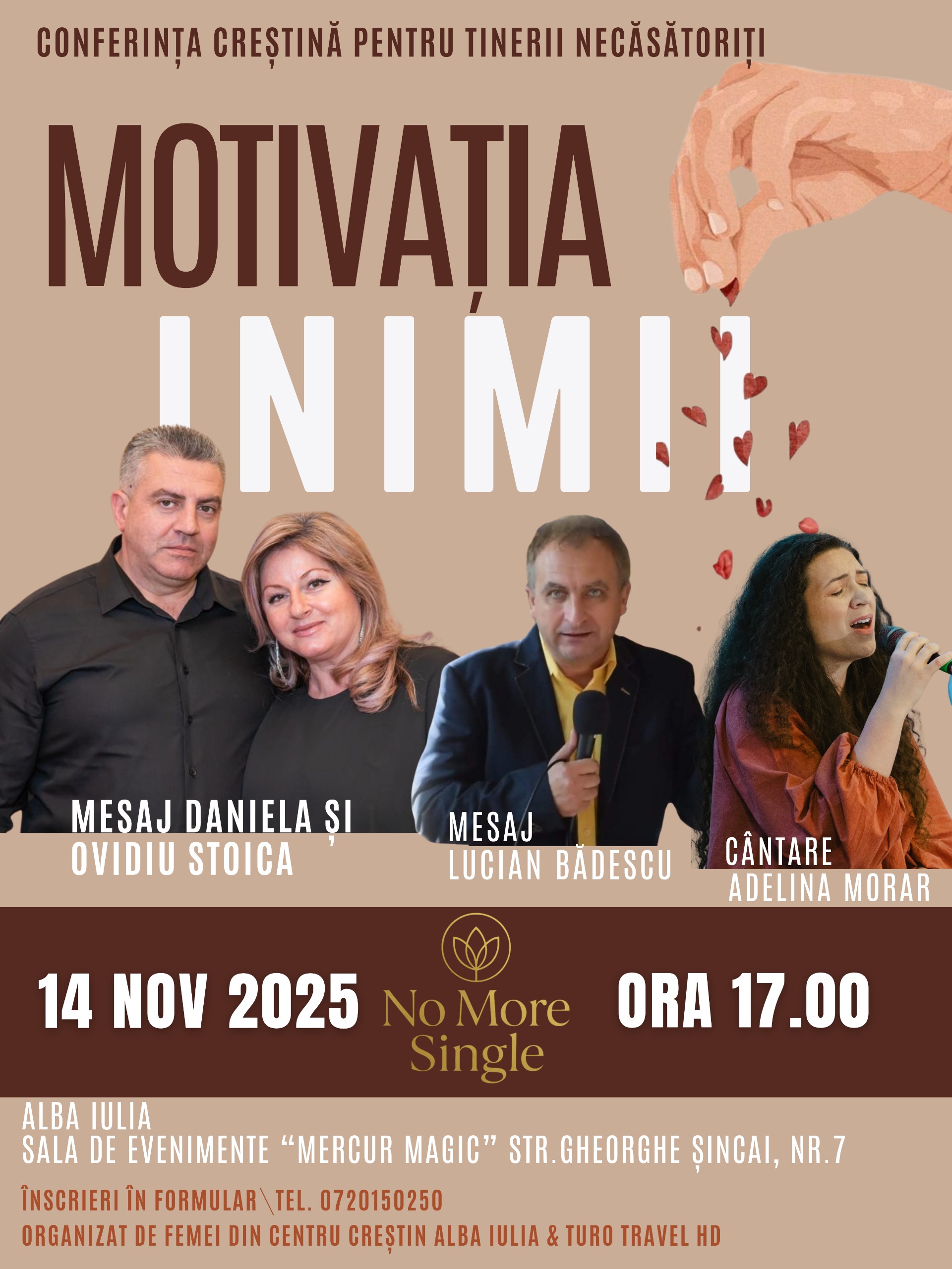 No more single - conferință pentru tineri creștini necăsătoriți