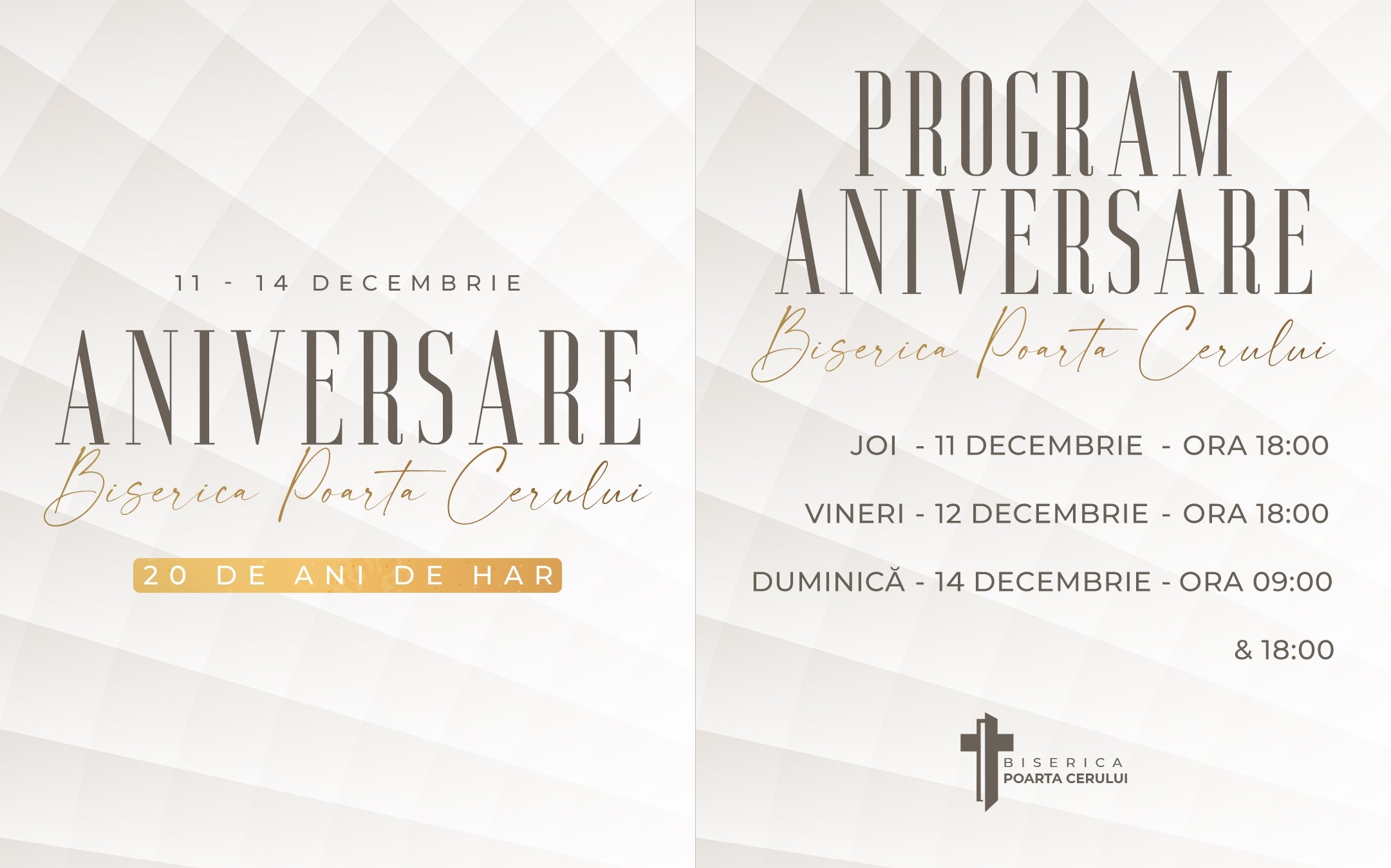 Aniversare 20 de ani de HAR - Biserica Poarta Cerului Timișoara