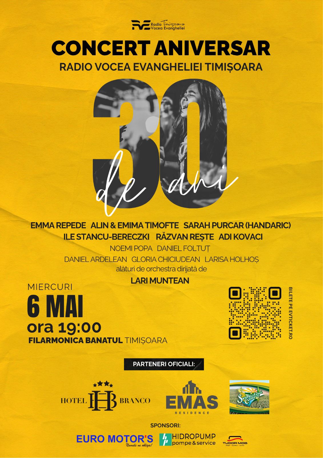 Concert aniversar - 30 de ani de Radio Vocea Evangheliei Timișoara