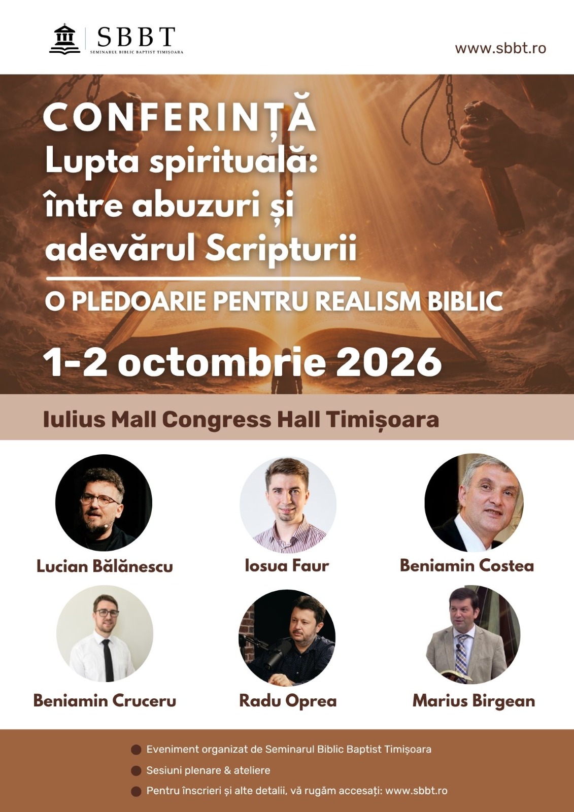 Conferința „Lupta spirituală: între abuzuri și adevărul Scripturii”, Timișoara