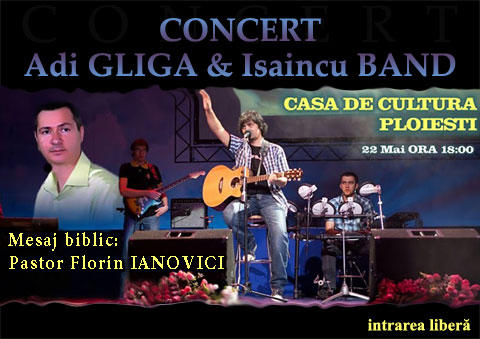 Adi Gliga&Isaincu Band, 4 concerte în sudul ţării