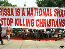 Scolile crestine protesteaza in India
