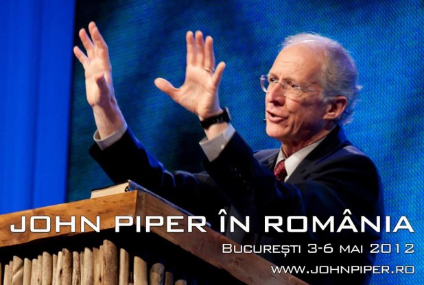 John Piper vine în România