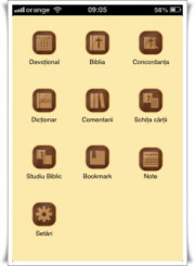 Programul ebiblia disponibil pentru Iphone/Ipad/Android