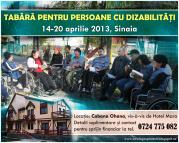 Tabara pentru persoane cu dizabilitati la Sinaia