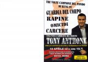 Tony Anthony la Roma 17-18 aprilie 