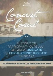 Concert coral la Filarmonica Banatul Timisoara
