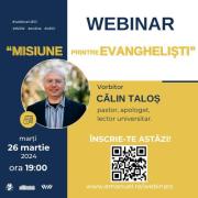 Misiune printre evangheliști - Călin Taloș (webinar UEO)
