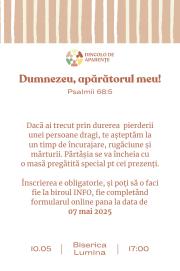 Dincolo de aparențe (Biserica Lumina, Oradea - 10 Mai 2025)