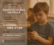 Părinte în era digitală - conferință pentru familii