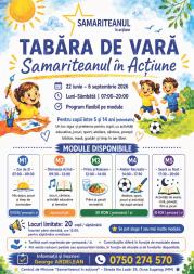 TABĂRĂ DE VARĂ — Samariteanul în Acțiune, Ocna Șugatag (MM)