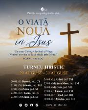 Turneu creștin - O viață nouă în Isus - Hristic 2026