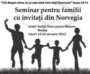 Seminar pentru familii–Mediaș 2012