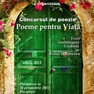 Concursul de poezie POEME PENTRU VIATA 2013