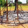 Biserica incendiata in Andhra Pradesh, India