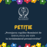 Petiție: Protejarea elevilor României de ideologia de gen în învățământul preuniversitar
