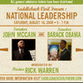 John Mccain si Barack Obama in fata pastorului Rick Warren!!!